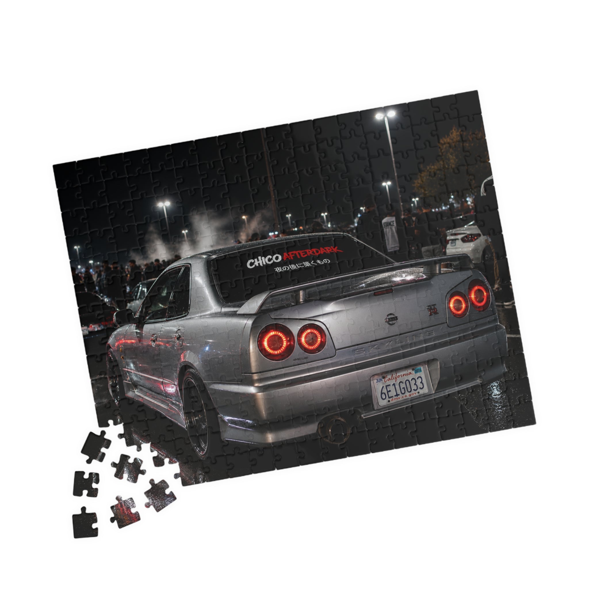Chico Afterdark™ Night Meet Puzzle | Limited Edition Automotive Jigsaw (110–1014 Pieces)