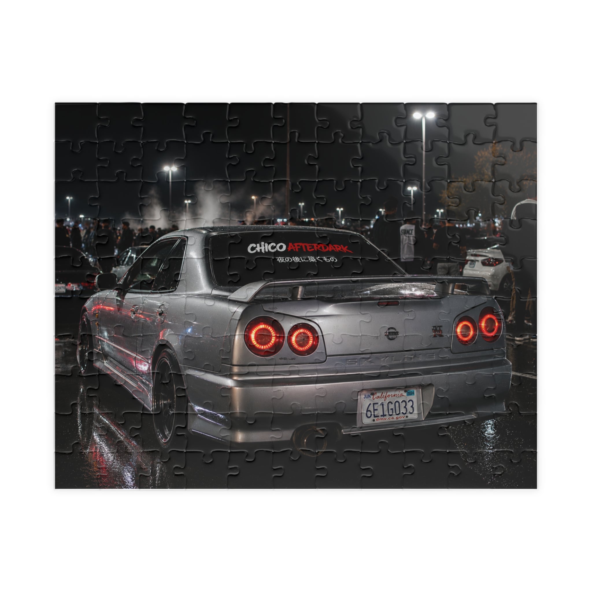 Chico Afterdark™ Night Meet Puzzle | Limited Edition Automotive Jigsaw (110–1014 Pieces)