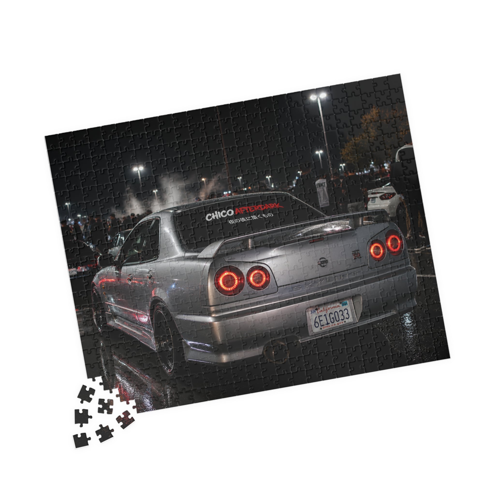 Chico Afterdark™ Night Meet Puzzle | Limited Edition Automotive Jigsaw (110–1014 Pieces)