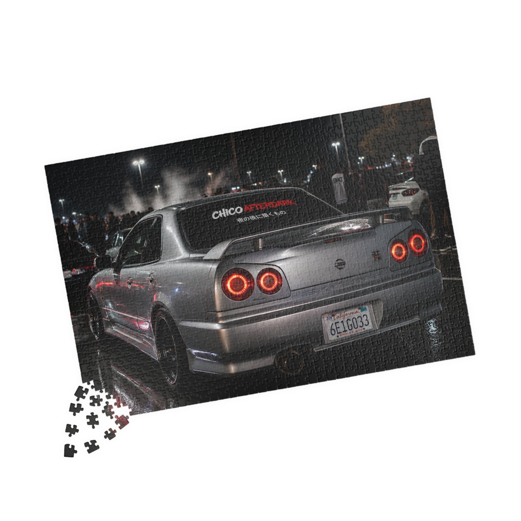 Chico Afterdark™ Night Meet Puzzle | Limited Edition Automotive Jigsaw (110–1014 Pieces)