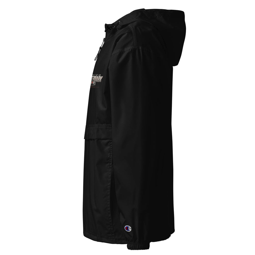 Crimson Spec × Champion Packable Jacket - Chico.Afterdark