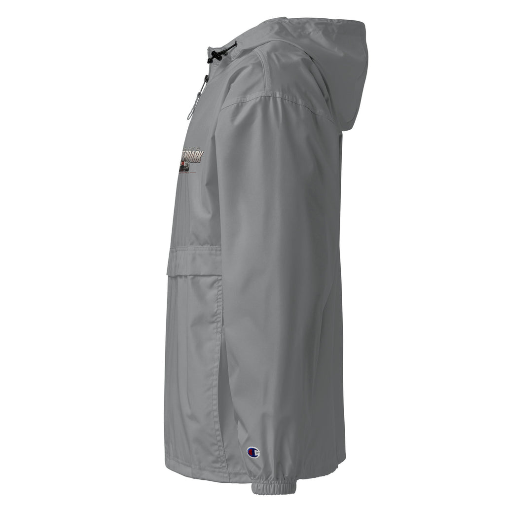 Crimson Spec × Champion Packable Jacket - Chico.Afterdark