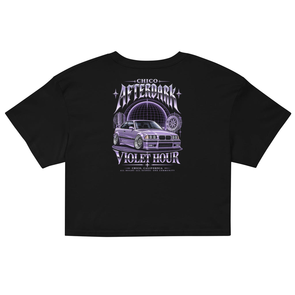 Violet Hour Afterdark Crop Tee - Chico.Afterdark