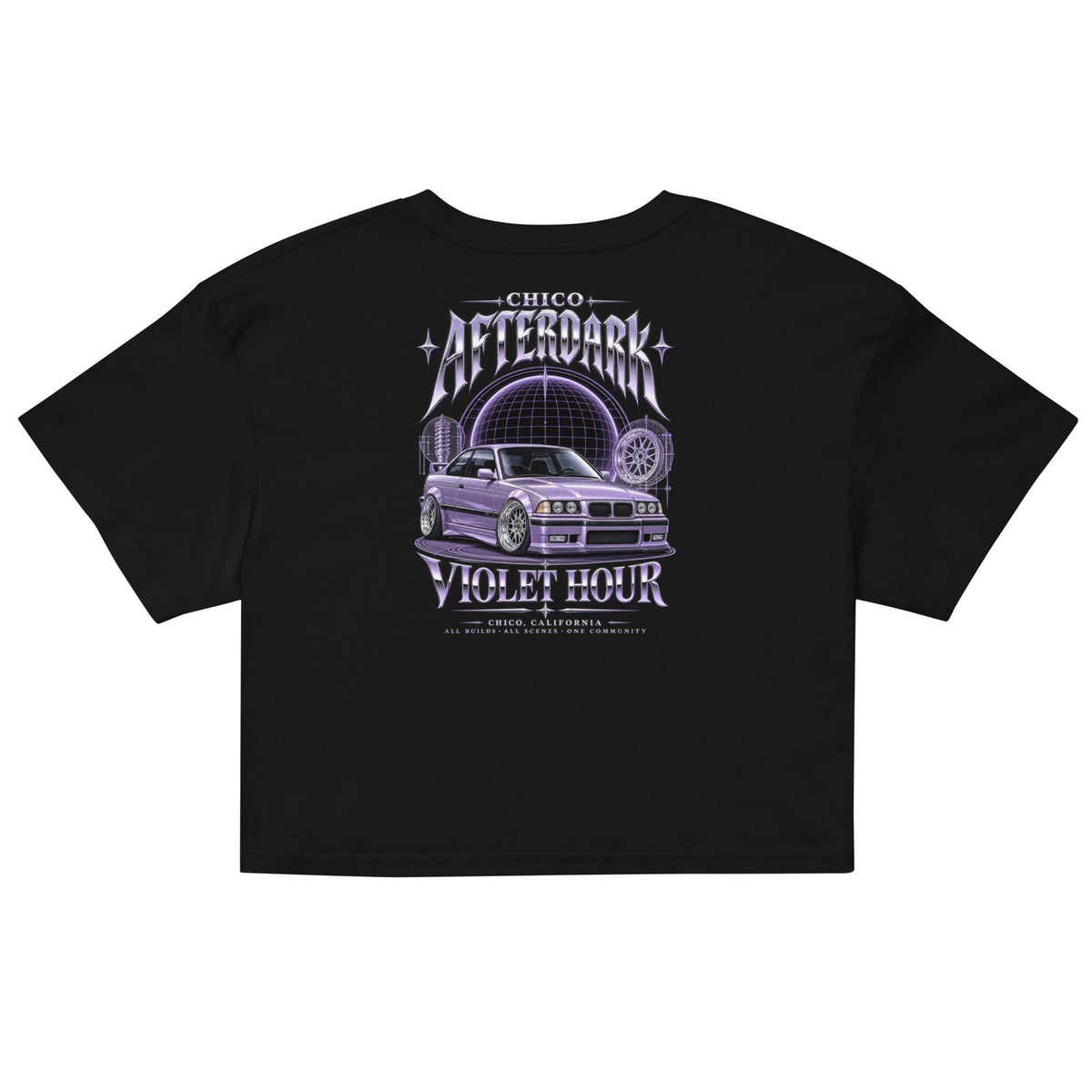 Violet Hour Afterdark Crop Tee - Chico.Afterdark