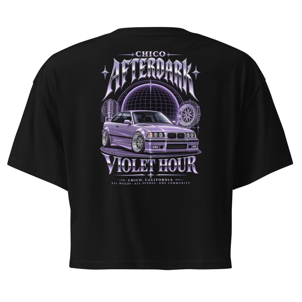 Violet Hour Afterdark Crop Tee - Chico.Afterdark
