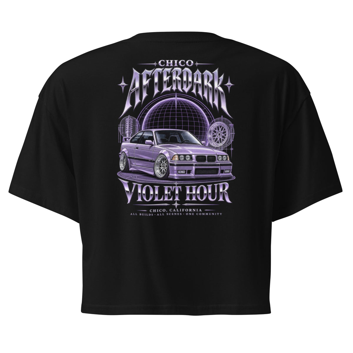 Violet Hour Afterdark Crop Tee - Chico.Afterdark